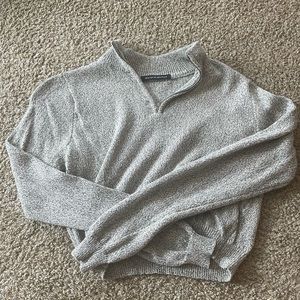 brady melville cropped half zip